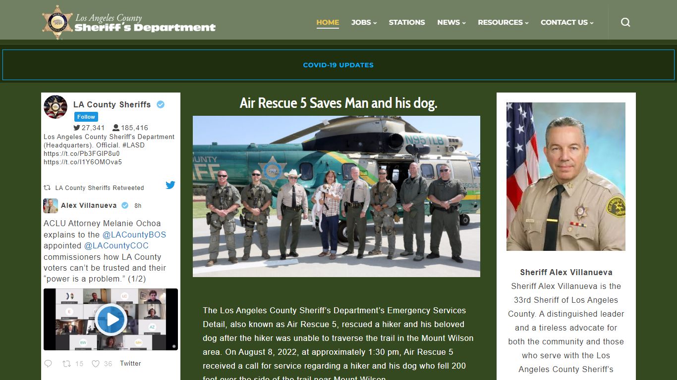 Los Angeles County Sheriff's Department | A Tradition of Service